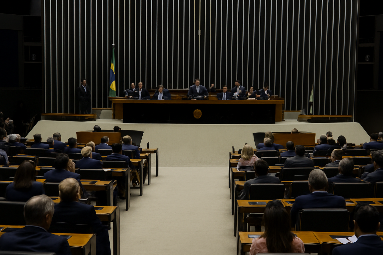 Imagem ilustrativa gerada por IA para: Congresso prevê análise de cinco propostas nesta semana
