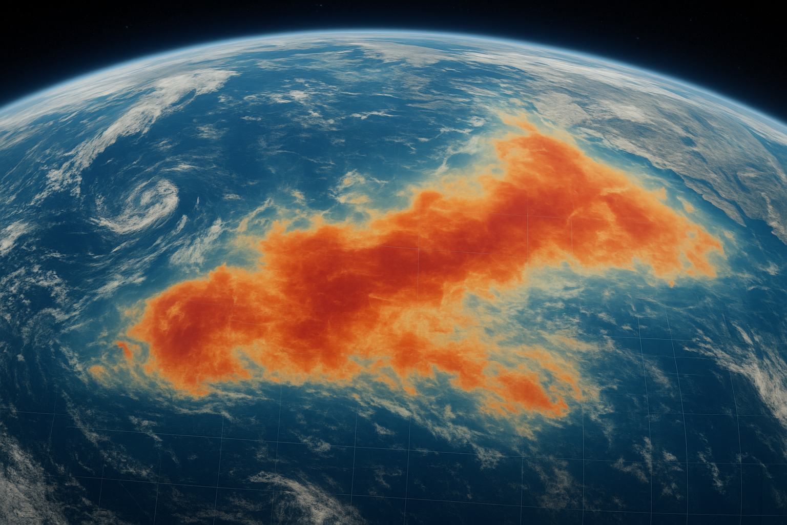 Imagem ilustrativa gerada por IA para: El Niño de 2026 pode alcançar intensidade histórica