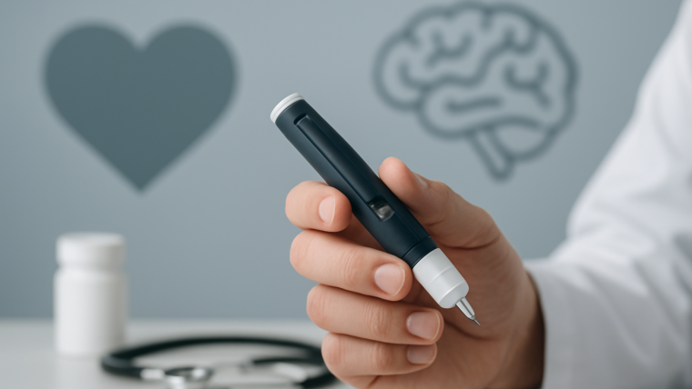Imagem ilustrativa gerada por IA para: FDA amplia autorização do Mounjaro para adultos com diabetes tipo 2
