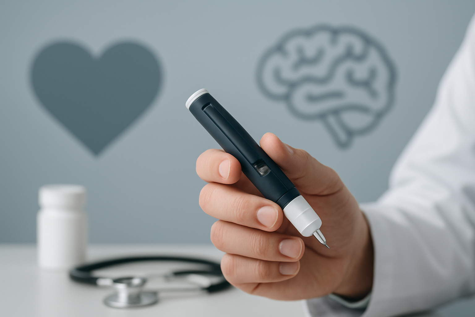 Imagem ilustrativa gerada por IA para: FDA amplia autorização do Mounjaro para adultos com diabetes tipo 2