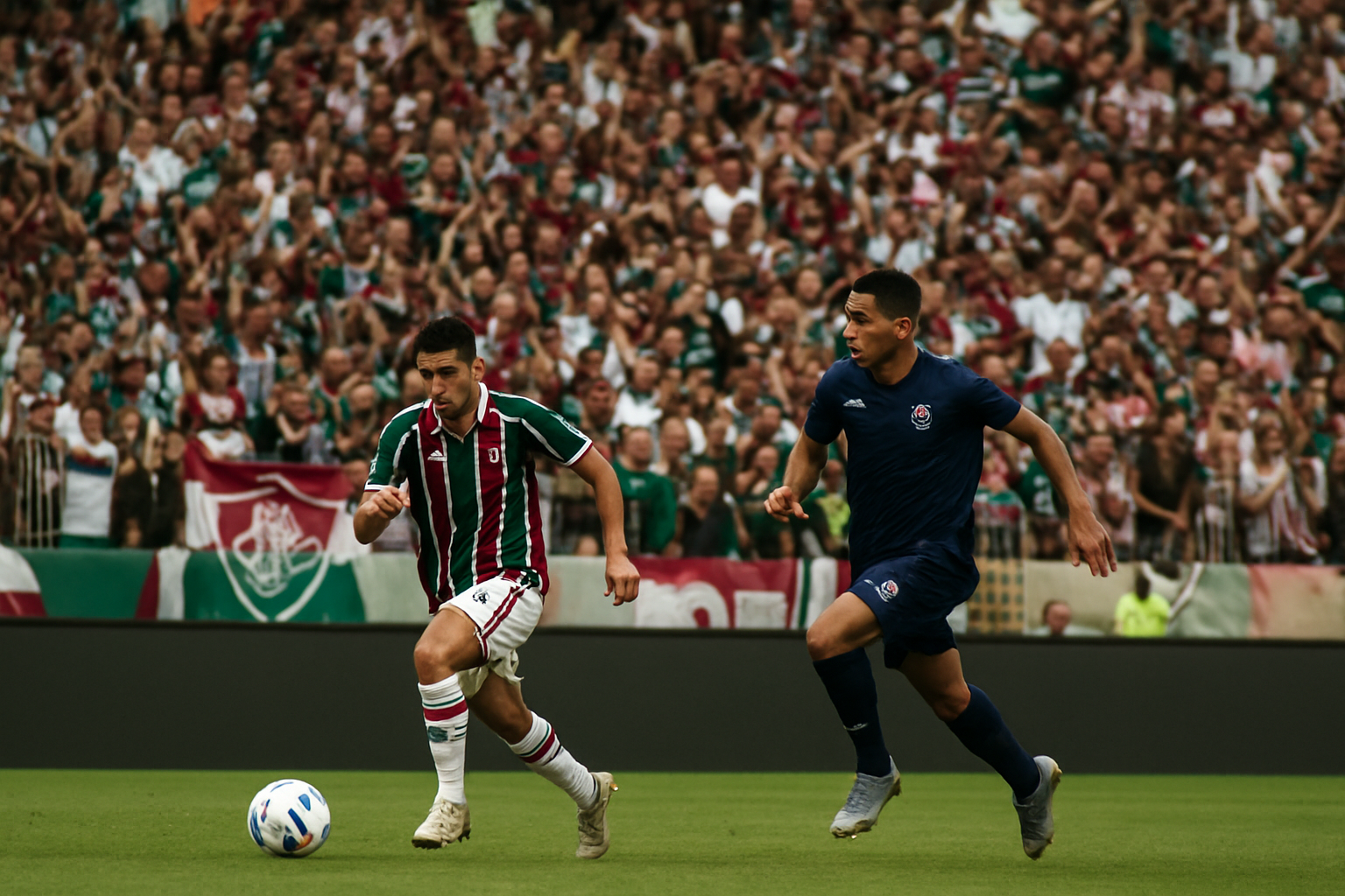 Imagem ilustrativa gerada por IA para: Fluminense vence o Remo e permanece entre os quatro primeiros