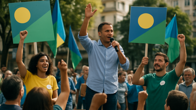 Imagem ilustrativa gerada por IA para: Propaganda presidencial é liberada neste domingo (16)