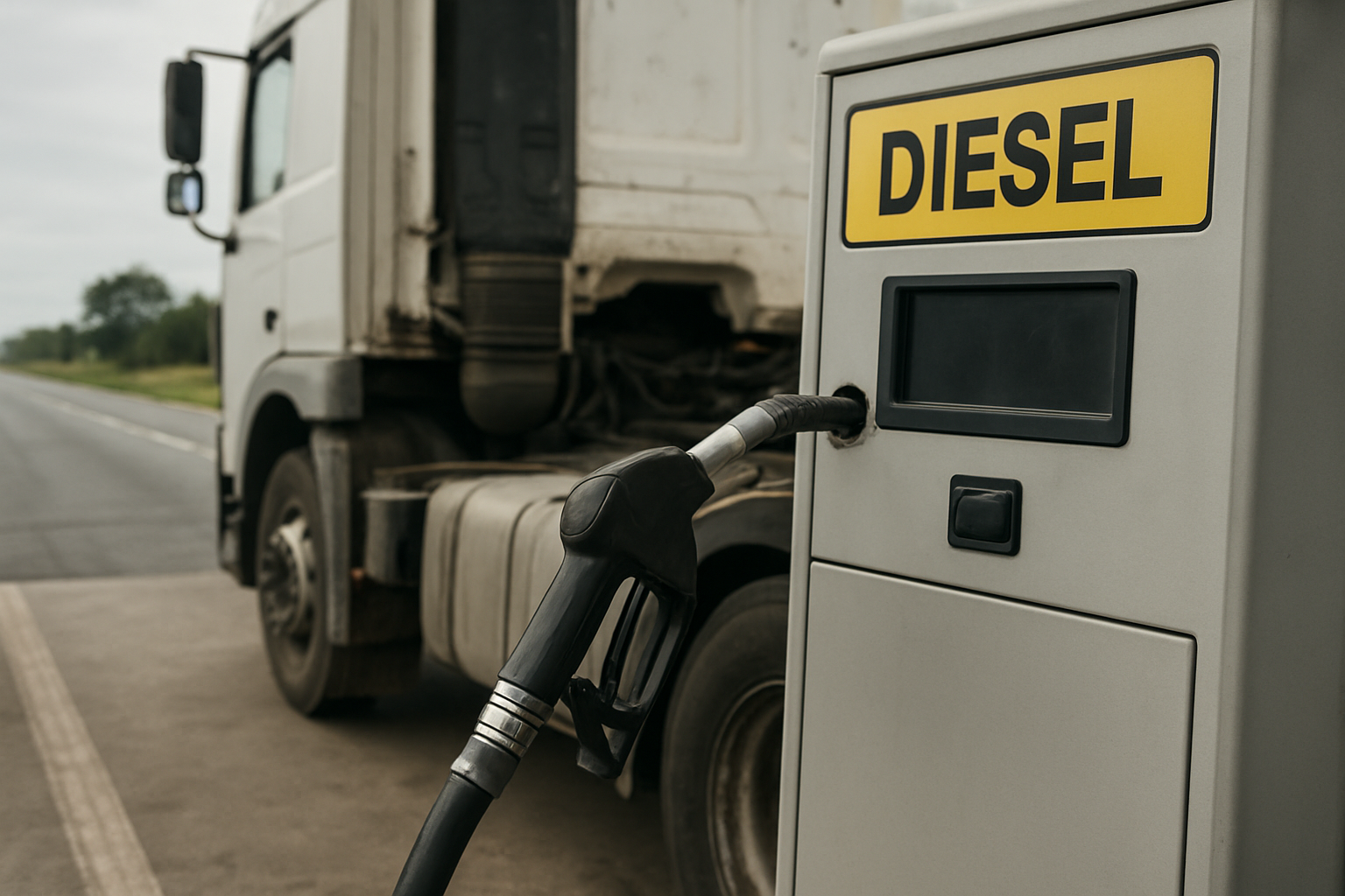 Imagem ilustrativa gerada por IA para: O que muda no preço do diesel com a prorrogação do benefício