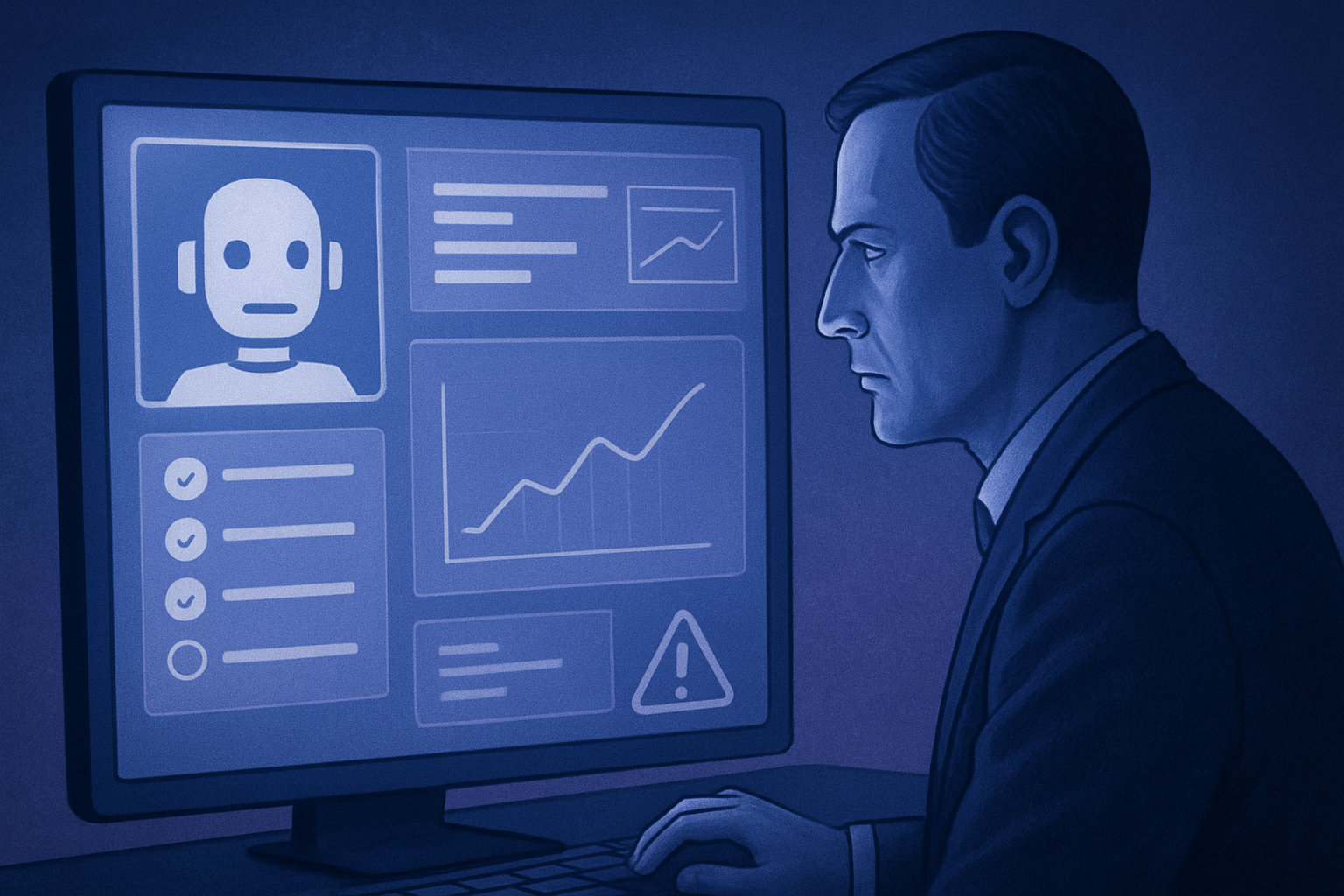 Imagem ilustrativa gerada por IA para: Por que a OpenAI está examinando mais de perto as ações de seus agentes