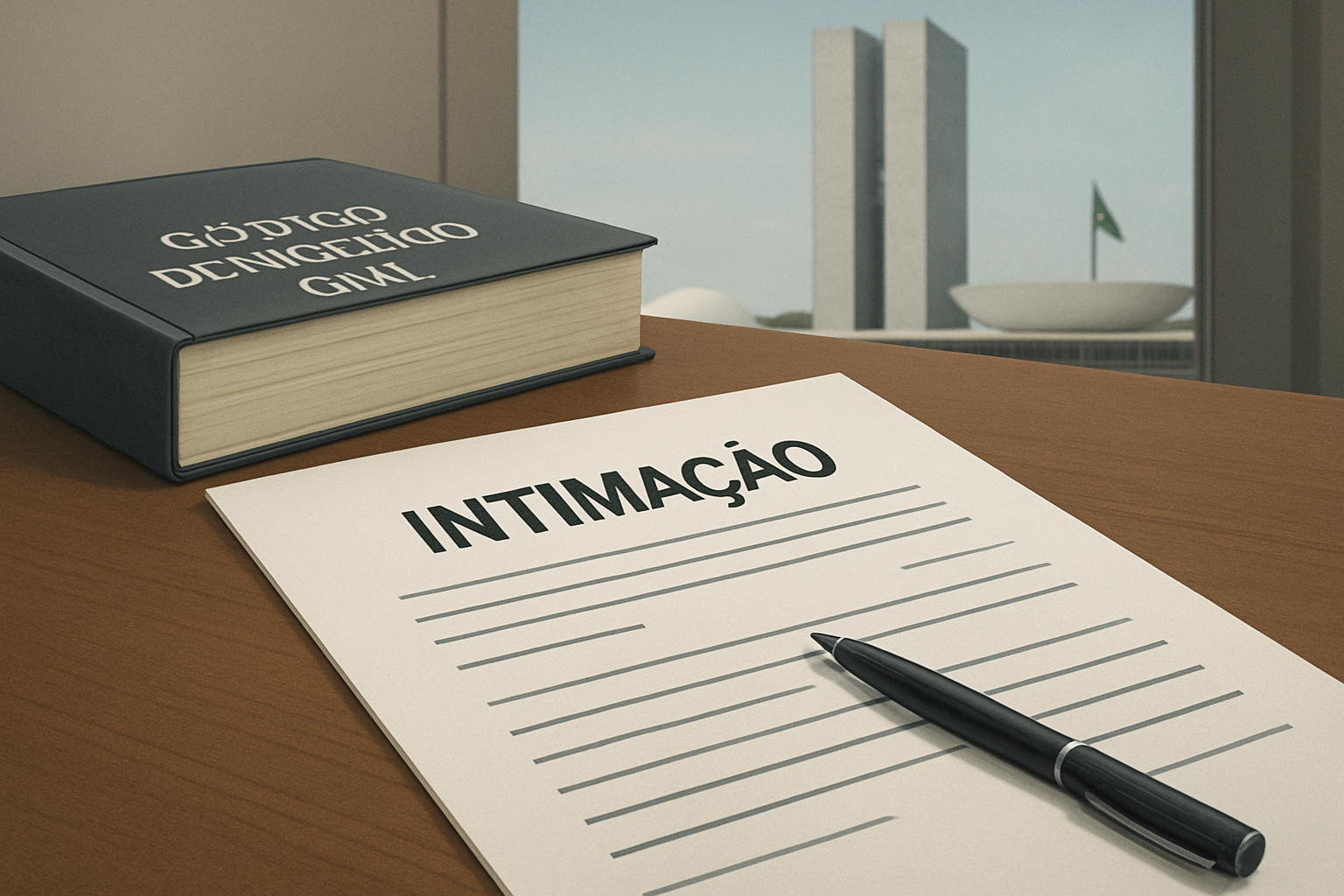 Imagem ilustrativa gerada por IA para: Projeto prevê novo aviso ao devedor quando cobrança judicial se tornar definitiva