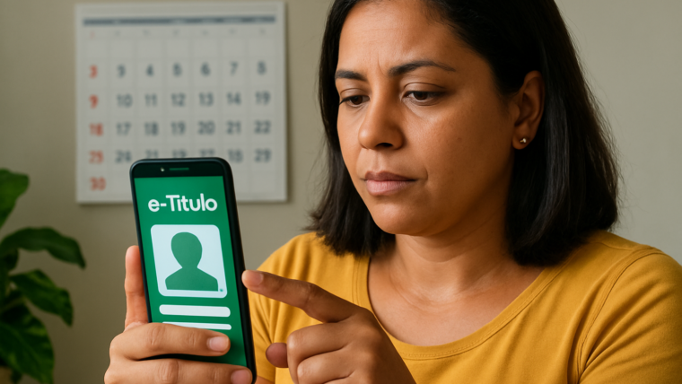 Imagem ilustrativa gerada por IA para: Seu voto ficará pendente? O e-Título pode ajudar antes da eleição